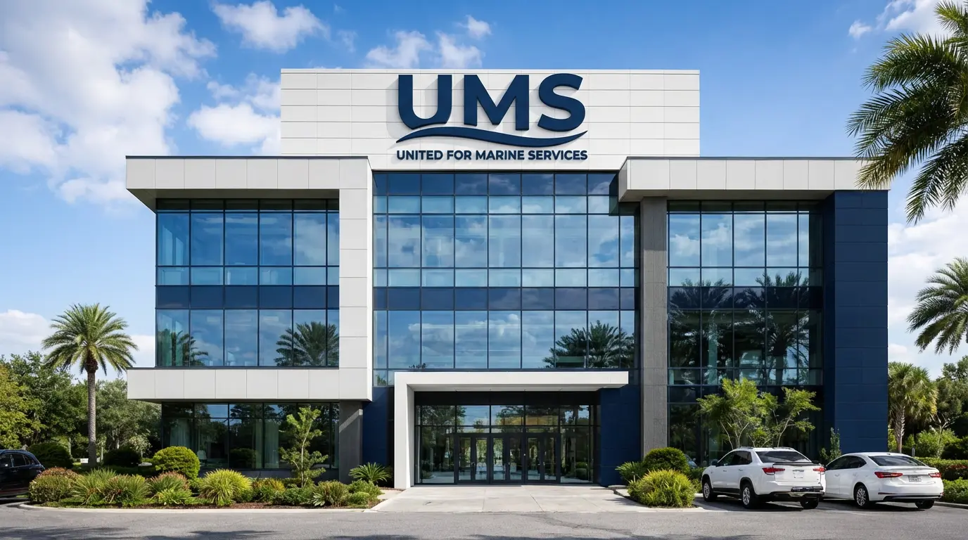 UMS corporate headquarters representing United for Marine Services and marine engineering expertise
